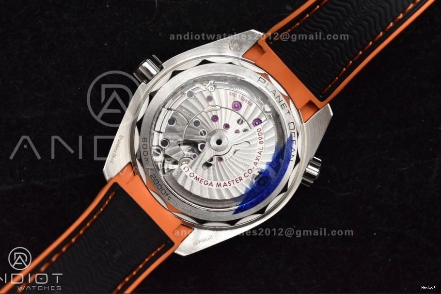 Edition Orange Strap on 43.5mm Dial VSF V2 Clone Super A8900 Planet Nylon Best Bezel 1:1 SS Black Ocean Black 1229